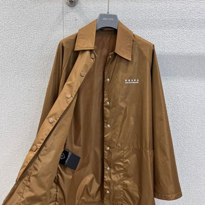 Prada Re-Nylon logo blouson Shirt