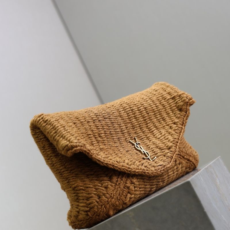 Saint Laurent Cassandre large envelope pouch.