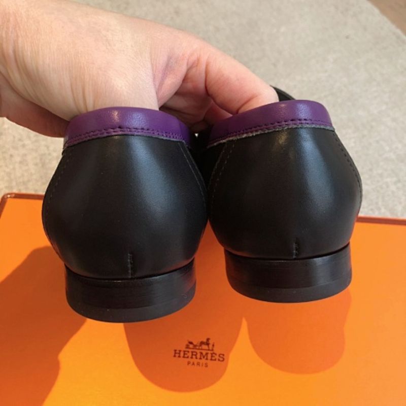 Hermès Royal Loafers in a striking multi-color black