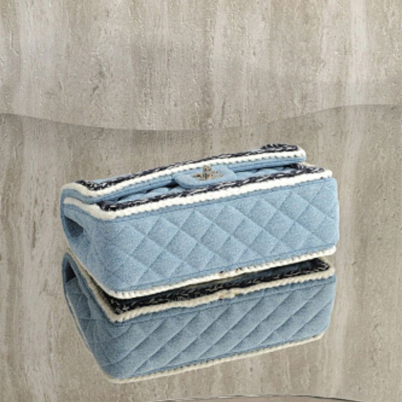 Chanel Mini Square caviar leather mini Flap Bag