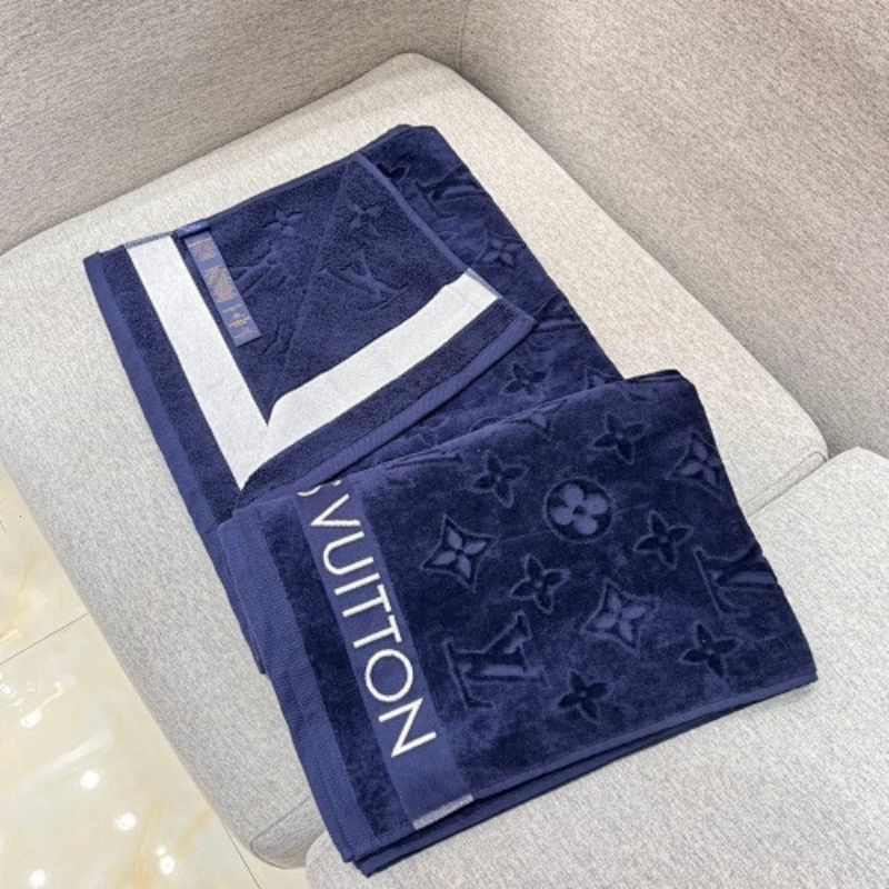 LVacation Beach Towel and Cushion Sets by Louis Vuitton.