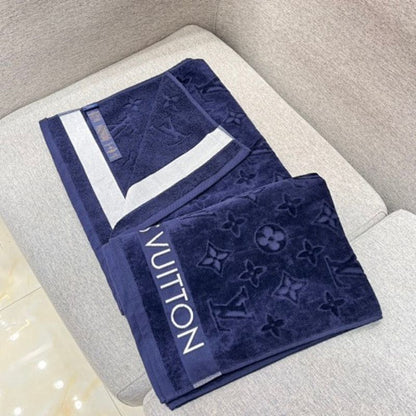 LVacation Beach Towel and Cushion Sets by Louis Vuitton.