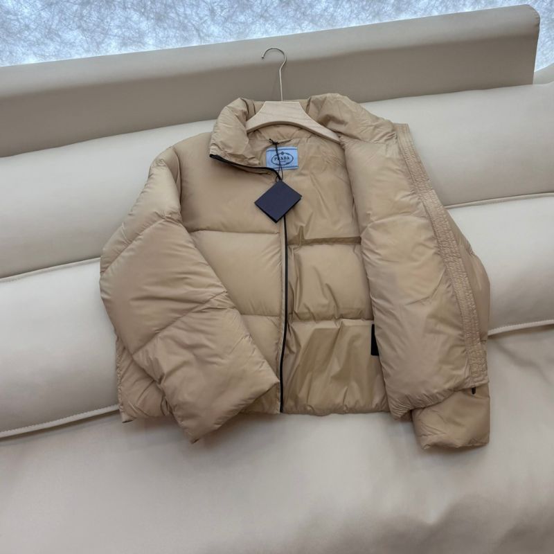 Prada cropped down jacket.