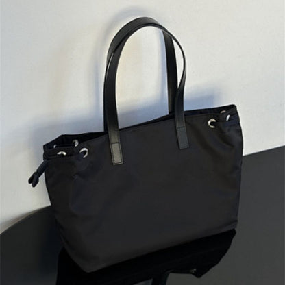 Prada Two-Pocket Nylon Tote Bag