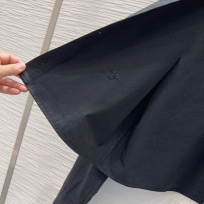 Christian Dior cropped jacket with a removable ruched collar.