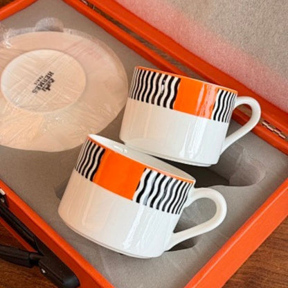 Hermès "Light Luxury Line" afternoon tea and coffee collection.