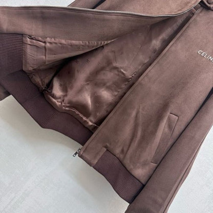 Celine Bomber Jacket in suede