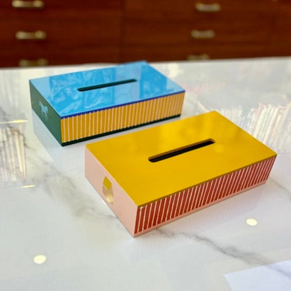 Hermès the Les Cabanes Tissue Box.