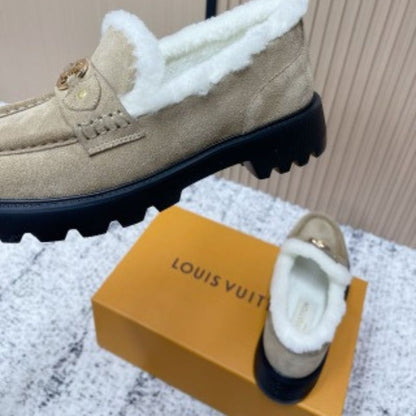 Louis Vuitton Academy Loafers in a winterized version