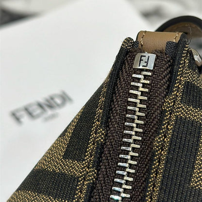 Fendi After Mini Bag in the classic brown and tan color combination