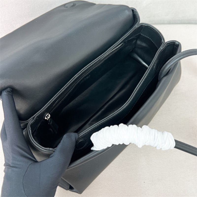Prada Aimée Medium Leather Shoulder Bag.