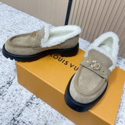 Louis Vuitton Academy Loafers in a winterized version