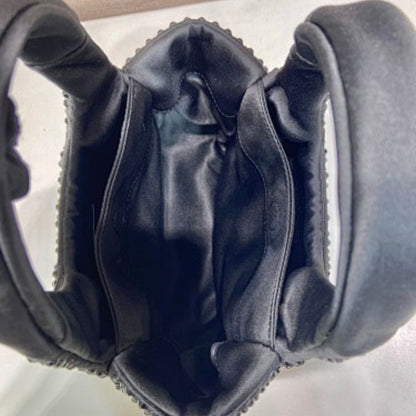 Prada Satin Mini-Bag with Synthetic Crystals in black