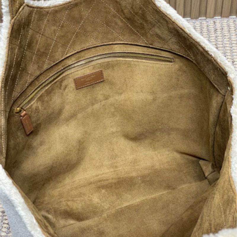 Saint Laurent Icare Maxi Tote in Shearling.