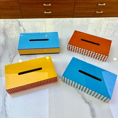 Hermès the Les Cabanes Tissue Box.