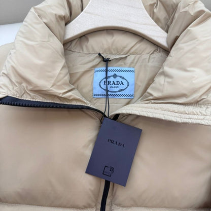 Prada cropped down jacket.