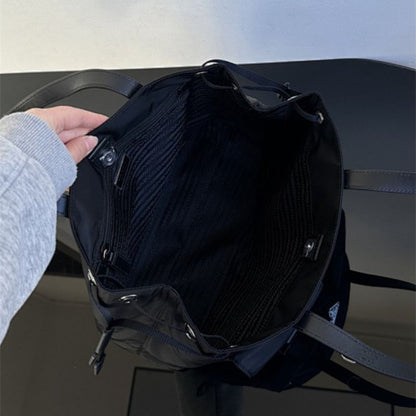 Prada Two-Pocket Nylon Tote Bag