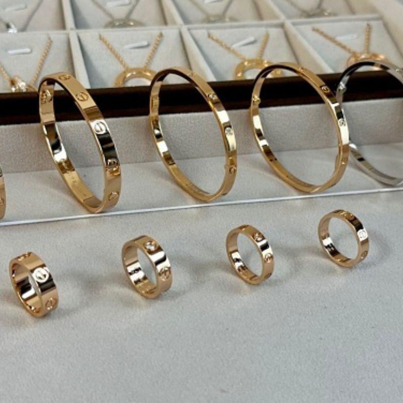 Cartier LOVE Bangles, LOVE Rings, and LOVE Necklaces