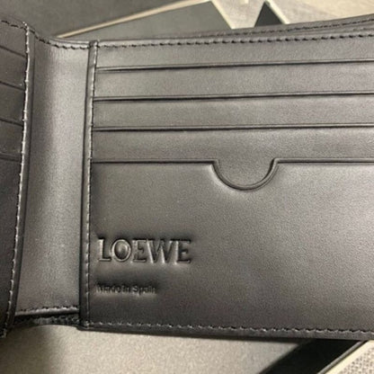 Loewe Anagram Bifold soft calfskin leather Wallet.