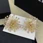 Chanel "Comète" starburst cluster earrings,