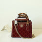 Gucci Diana GG Crystal velvet tote bag