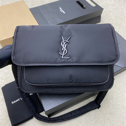 Saint Laurent Niki Small Messenger in Econyl.
