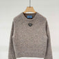 Prada melange crew-neck sweater