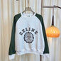 Celine Blason Loose Sweatshirt in Cotton Fleece,