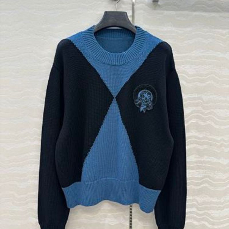Hermès "Candy Libris" long-sleeve twillaine sweater