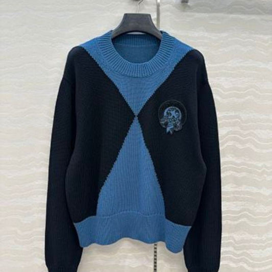 Hermès "Candy Libris" long-sleeve twillaine sweater