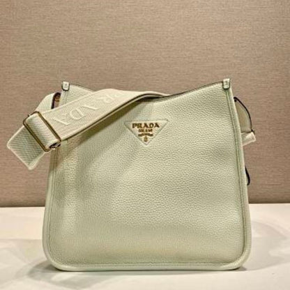 Prada Medium Vitello Phenix Leather Shoulder Bag