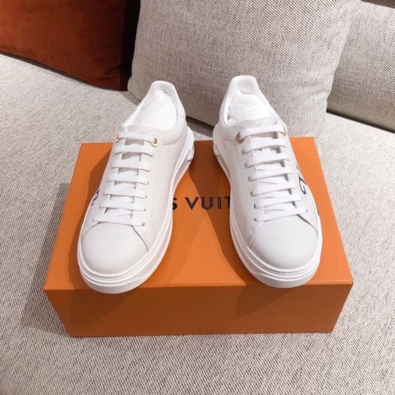 Louis Vuitton Time Out Sneakers in an all-white