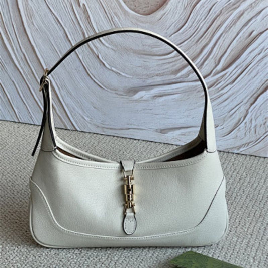 Gucci Jackie Slim medium shoulder bag in white leather