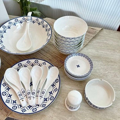 Louis Vuitton Monogram Flower Tile Tableware Collection.