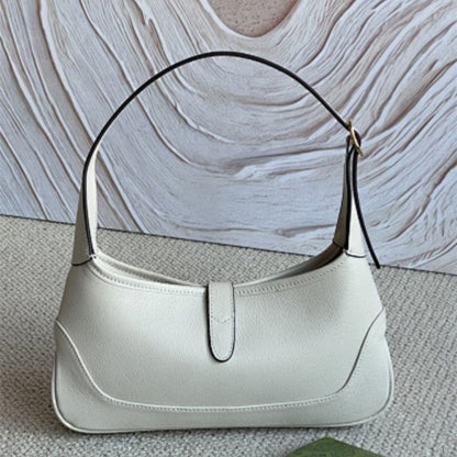 Gucci Jackie Slim medium shoulder bag in white leather