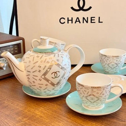 Chanel collection of porcelain tea sets