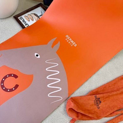 Hermès Yoga Mat from the brand's "Hermès Fit" collection