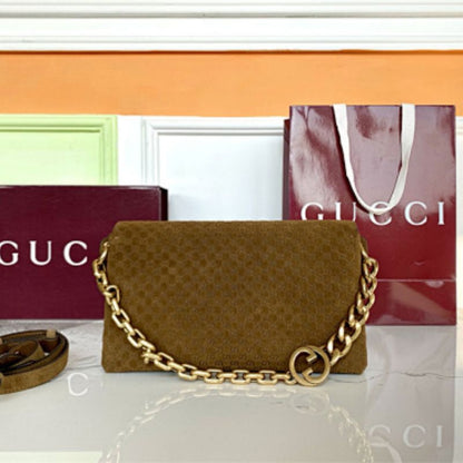 Gucci Large Shoulder Bag with Chain