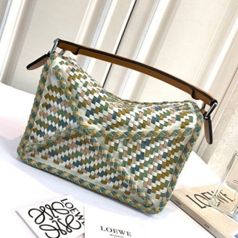 Loewe Puzzle Small Woven Bag.