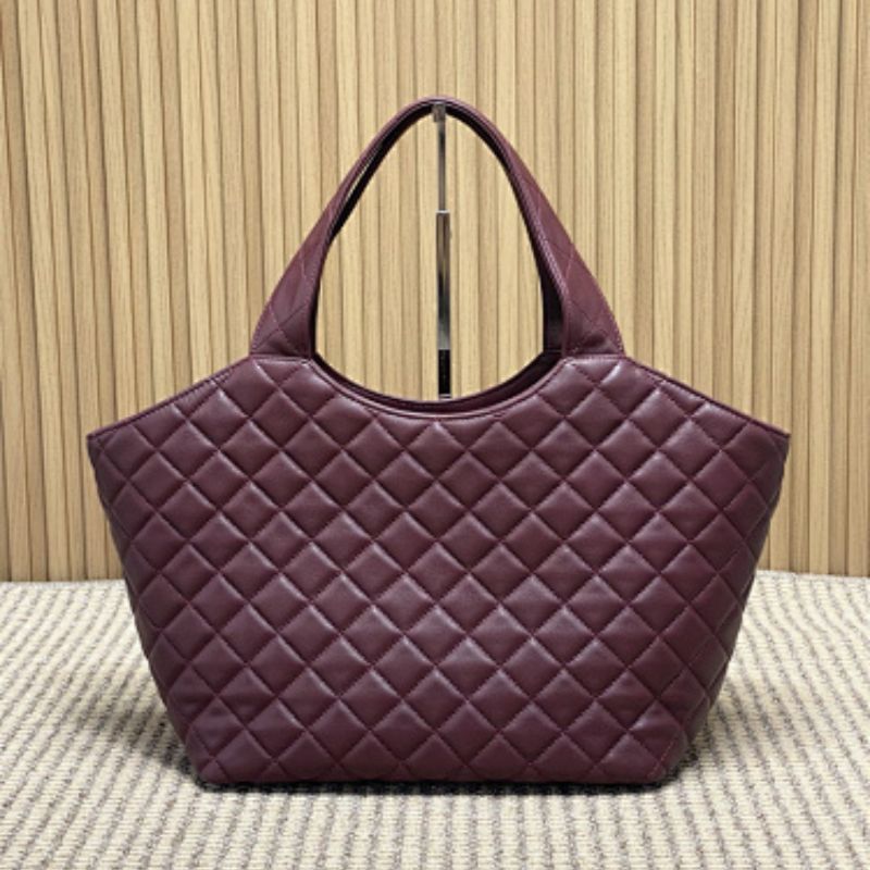 Saint Laurent Icare tote bag, crafted from quilted nappa leather.