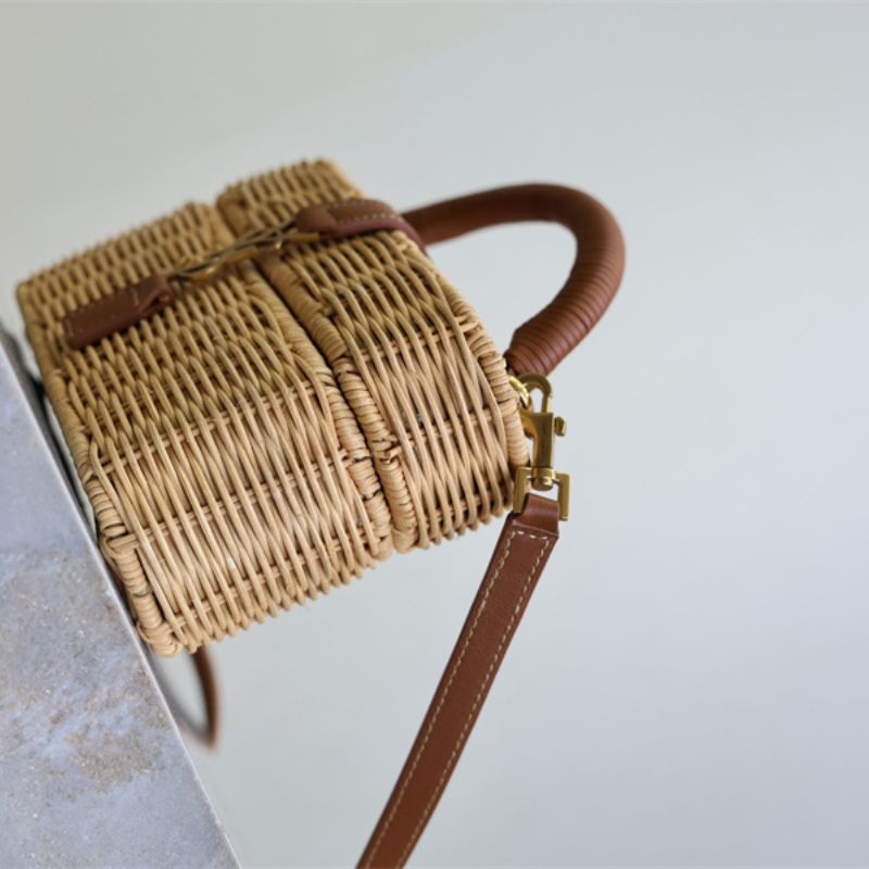 Saint Laurent Gaby Vanity Bag in Osier