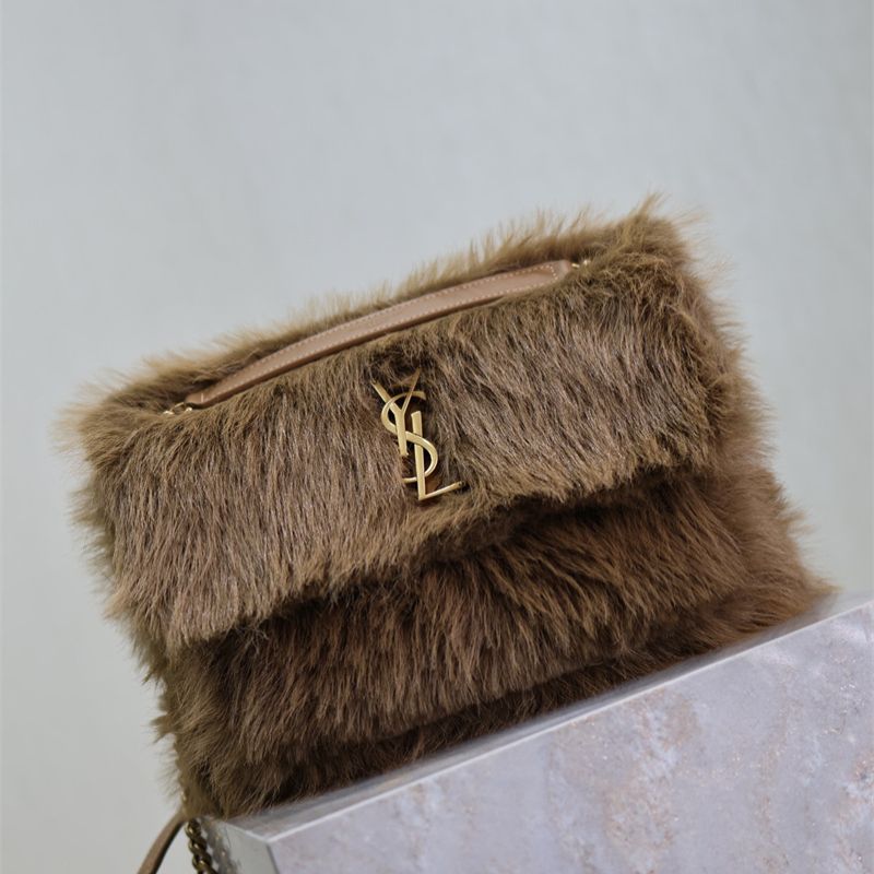 Saint Laurent Niki Oversized in Shearling.