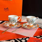 Hermès "Oriental Style" bone porcelain tea set,