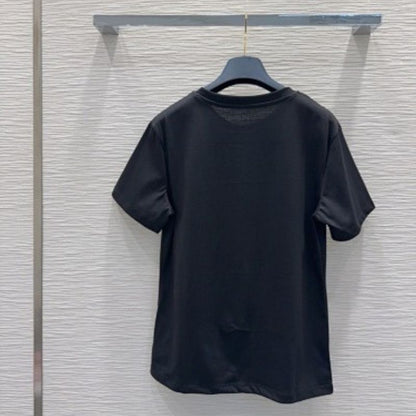 Louis Vuitton "Cats and Dogs" T-shirt in black.