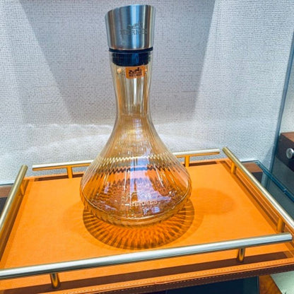 Hermès handmade crystal drinkware collection,