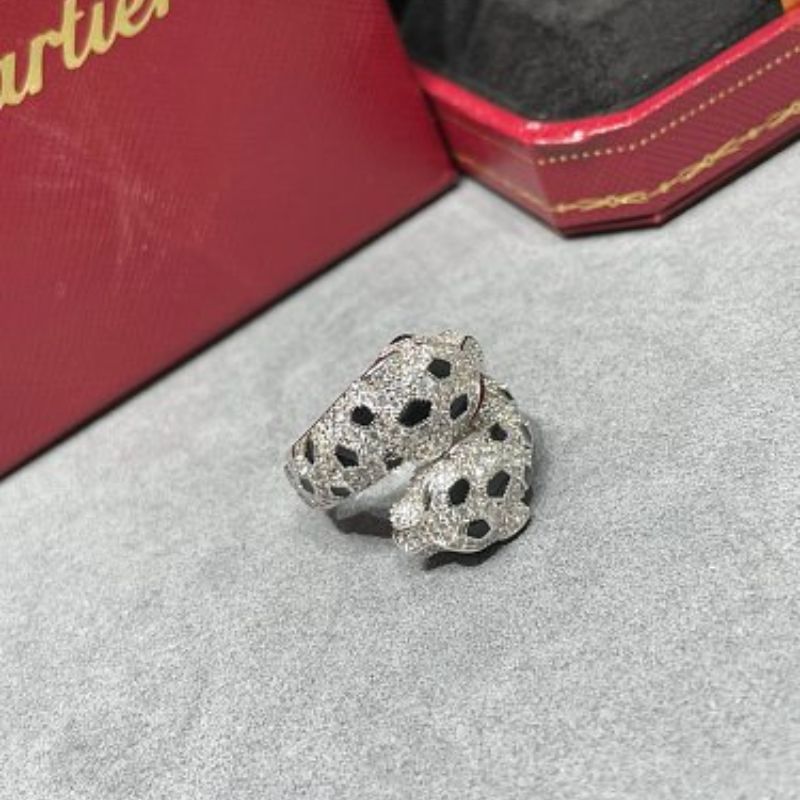 Panthère de Cartier Double-Head Bypass Ring,