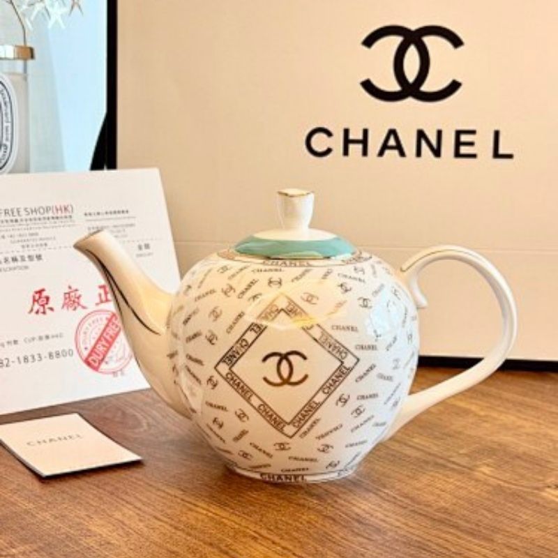 Chanel collection of porcelain tea sets