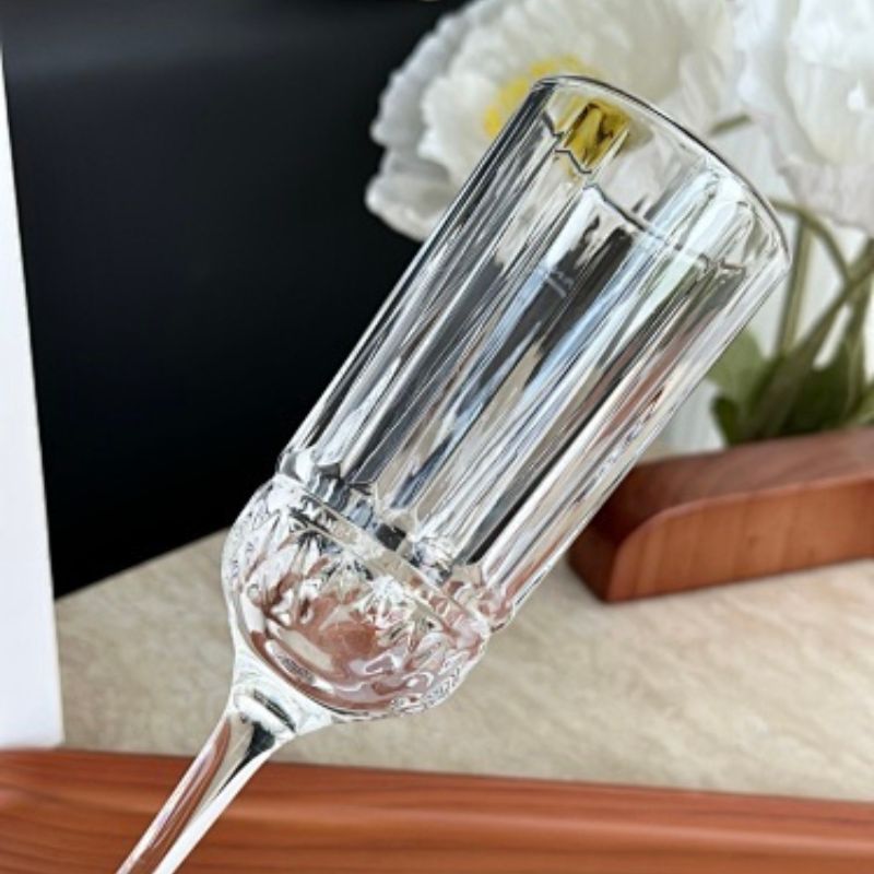 Dior luxury crystal champagne flutes