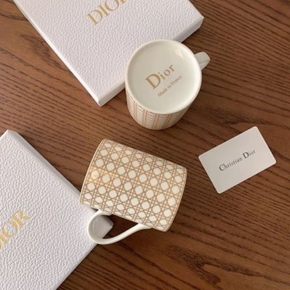 Dior's Maison collection Cannage Montaigne Mugs