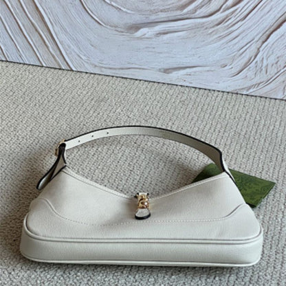 Gucci Jackie Slim medium shoulder bag in white leather